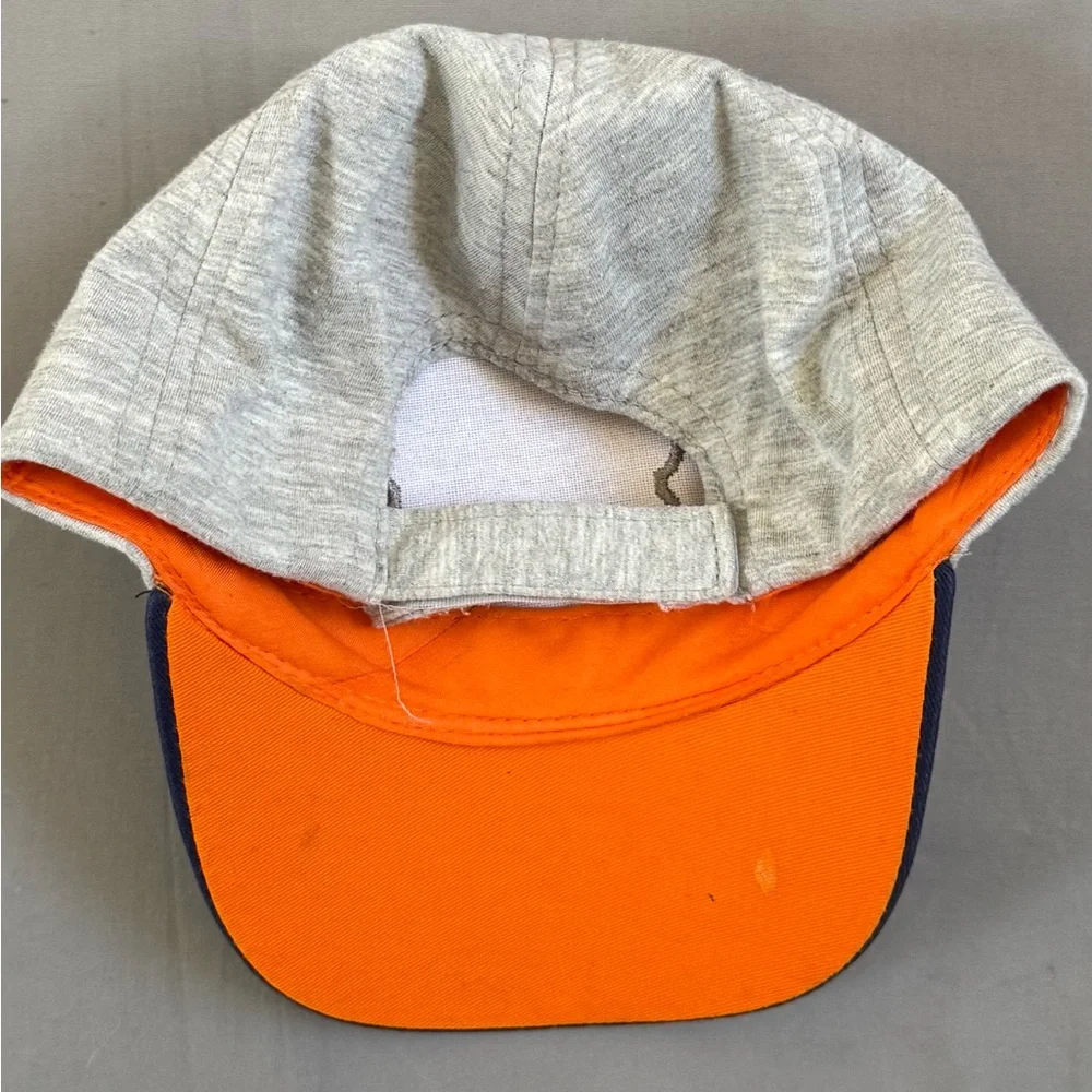 Kids‎ Gray & Navy Cap with Orange Accents